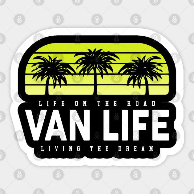 Van Life Sticker by Tshirt Samurai